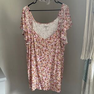 Torrid Multicolor Floral Blouse